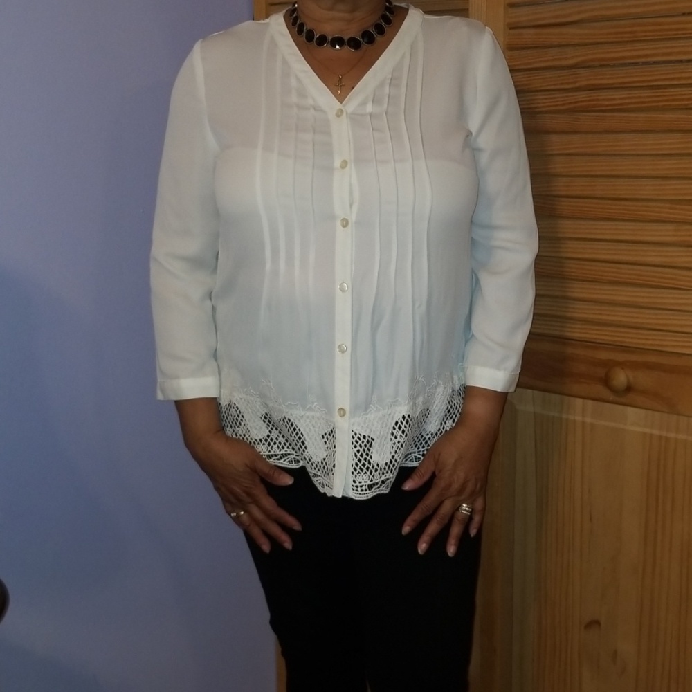 Zach & Rachel petite button down blouse